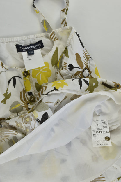 Jean Bourget Size 6 years (114 cm) Lined Floral Blouse