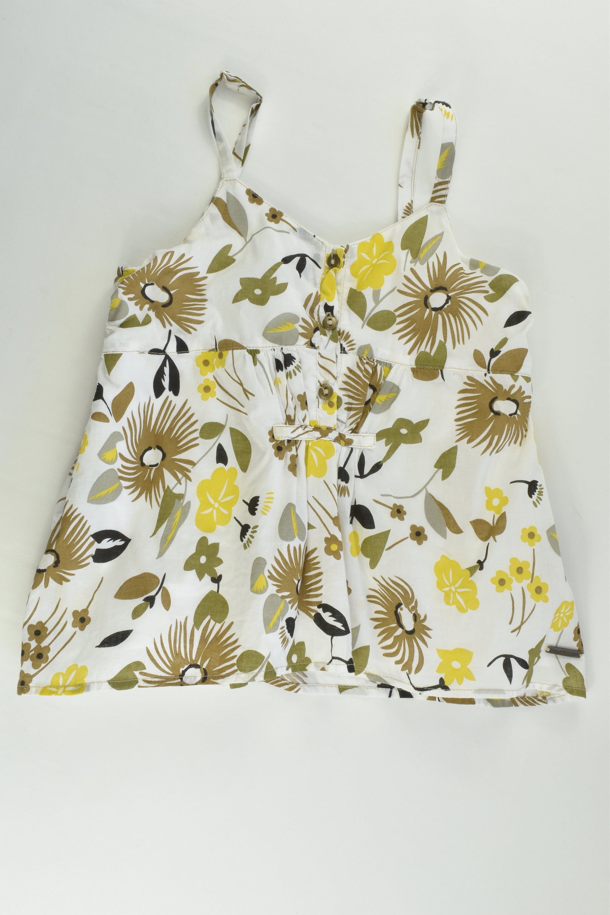 Jean Bourget Size 6 years (114 cm) Lined Floral Blouse