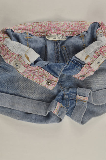 Jeanswest Jnr Size 2 (18-24 months) Denim Shorts