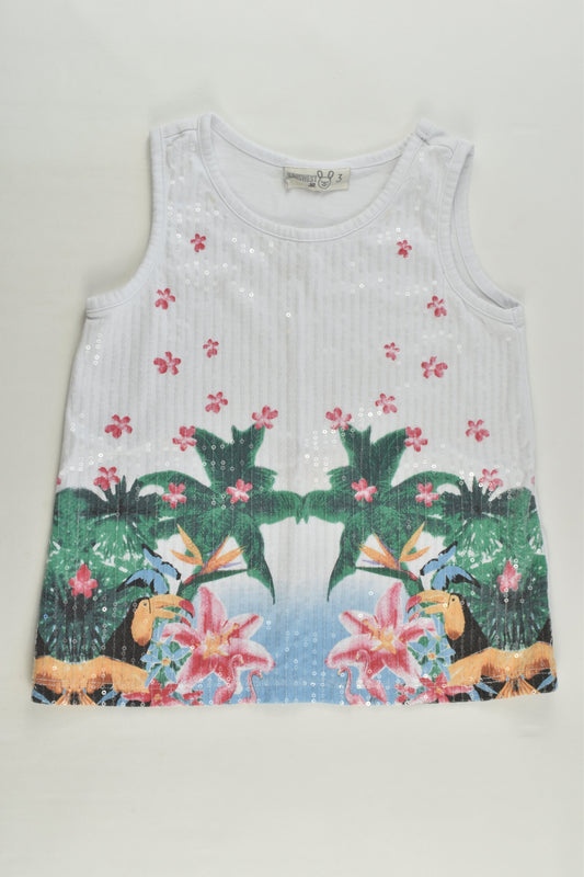 Jeanswest Jnr Size 3 Toucan Sequins Top