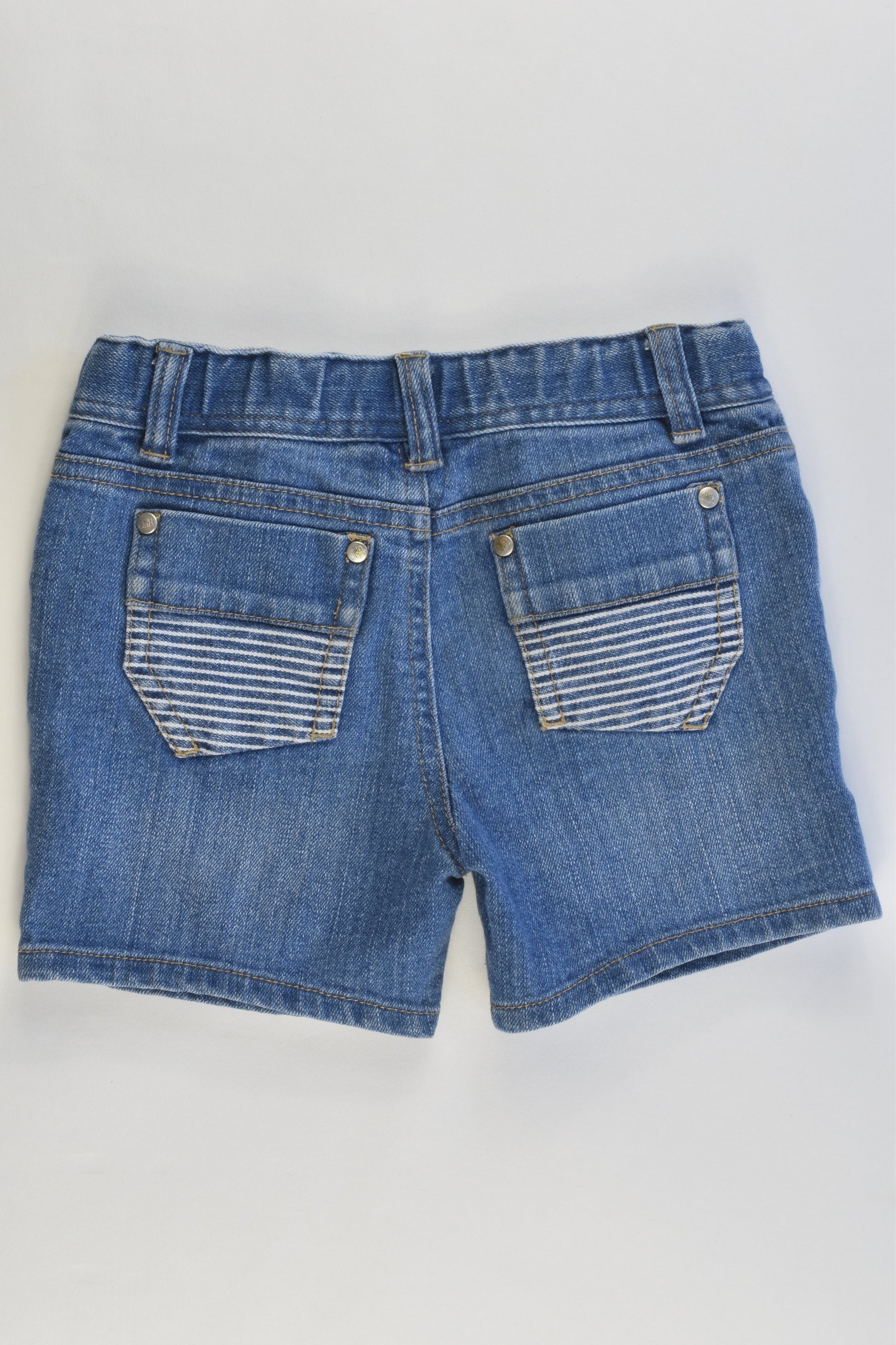 Jeanswest Jnr Size 6-12 months Soft and Stretchy Denim Shorts