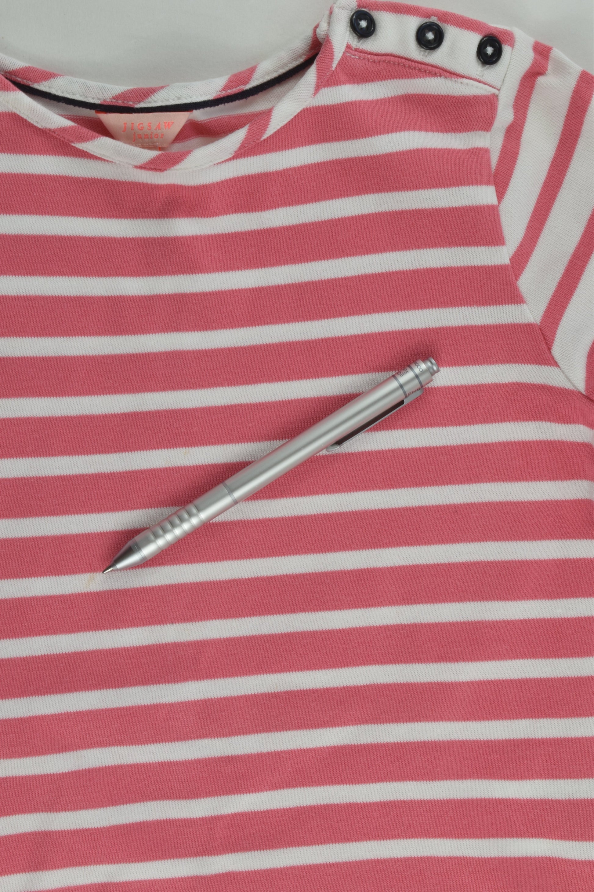 Jigsaw Junior Size 6-7 Striped Top