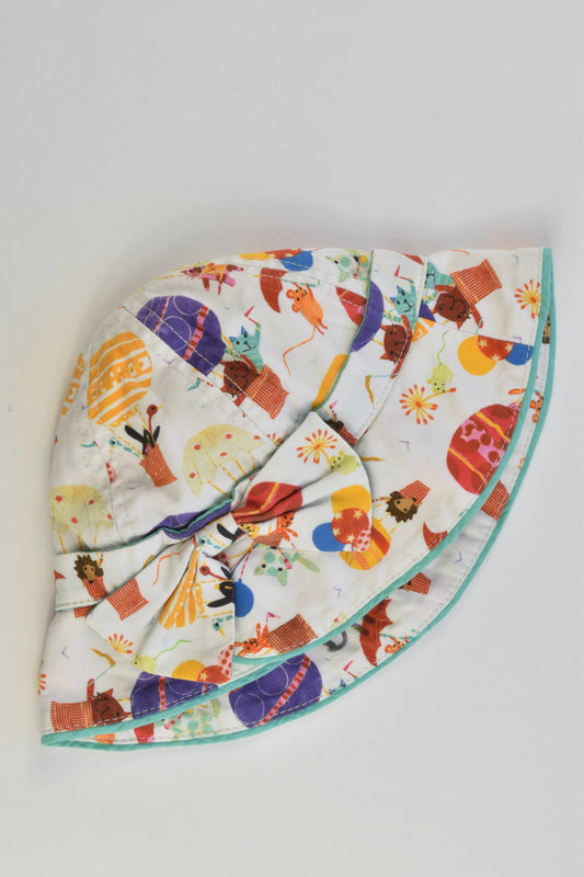 Jim Thompson Size approx up to 1 year Hot Air Balloons and Animals Hat