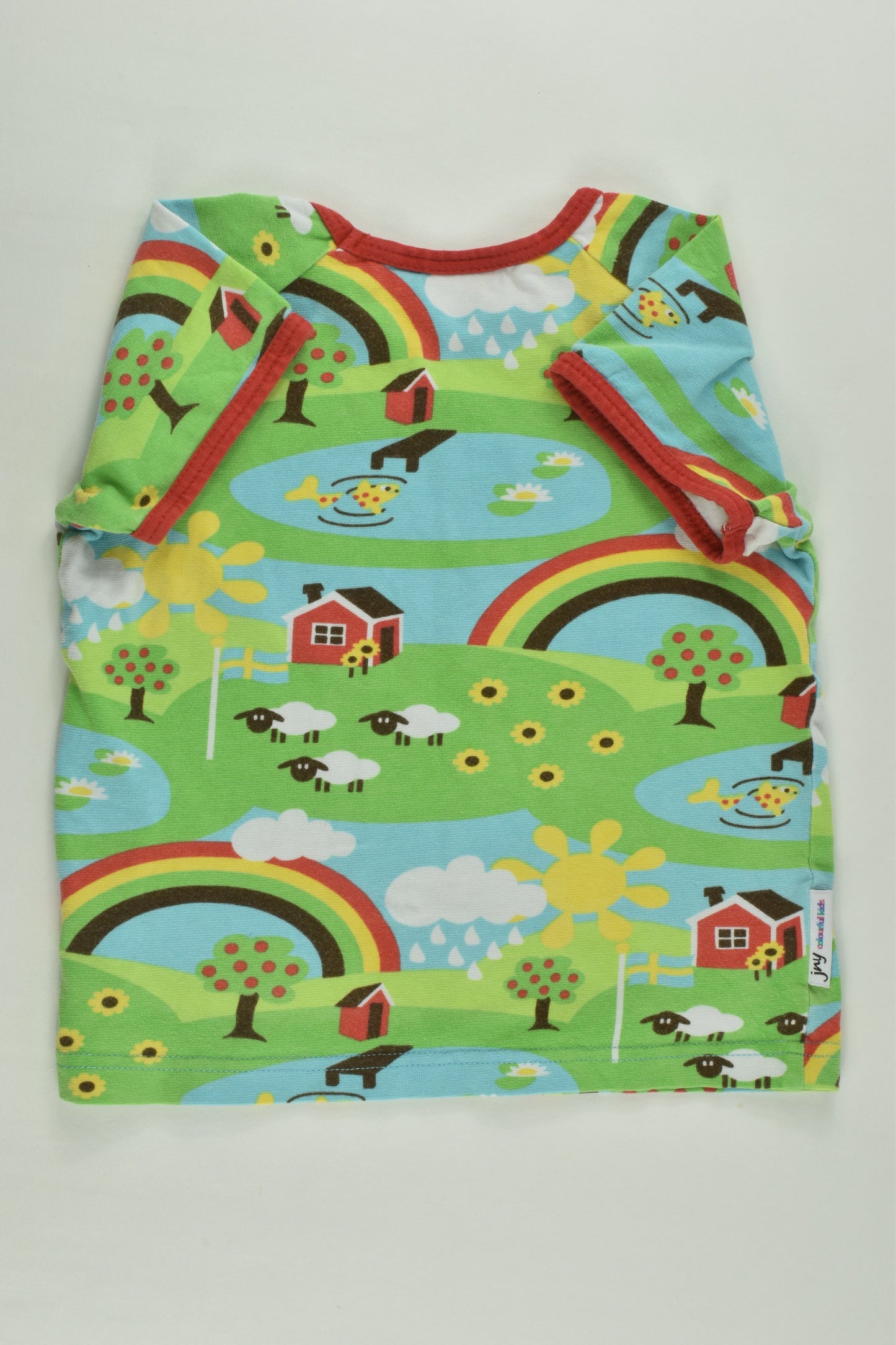 JNY Colourful Kids Size 1 (86 cm) Rainbow T-shirt