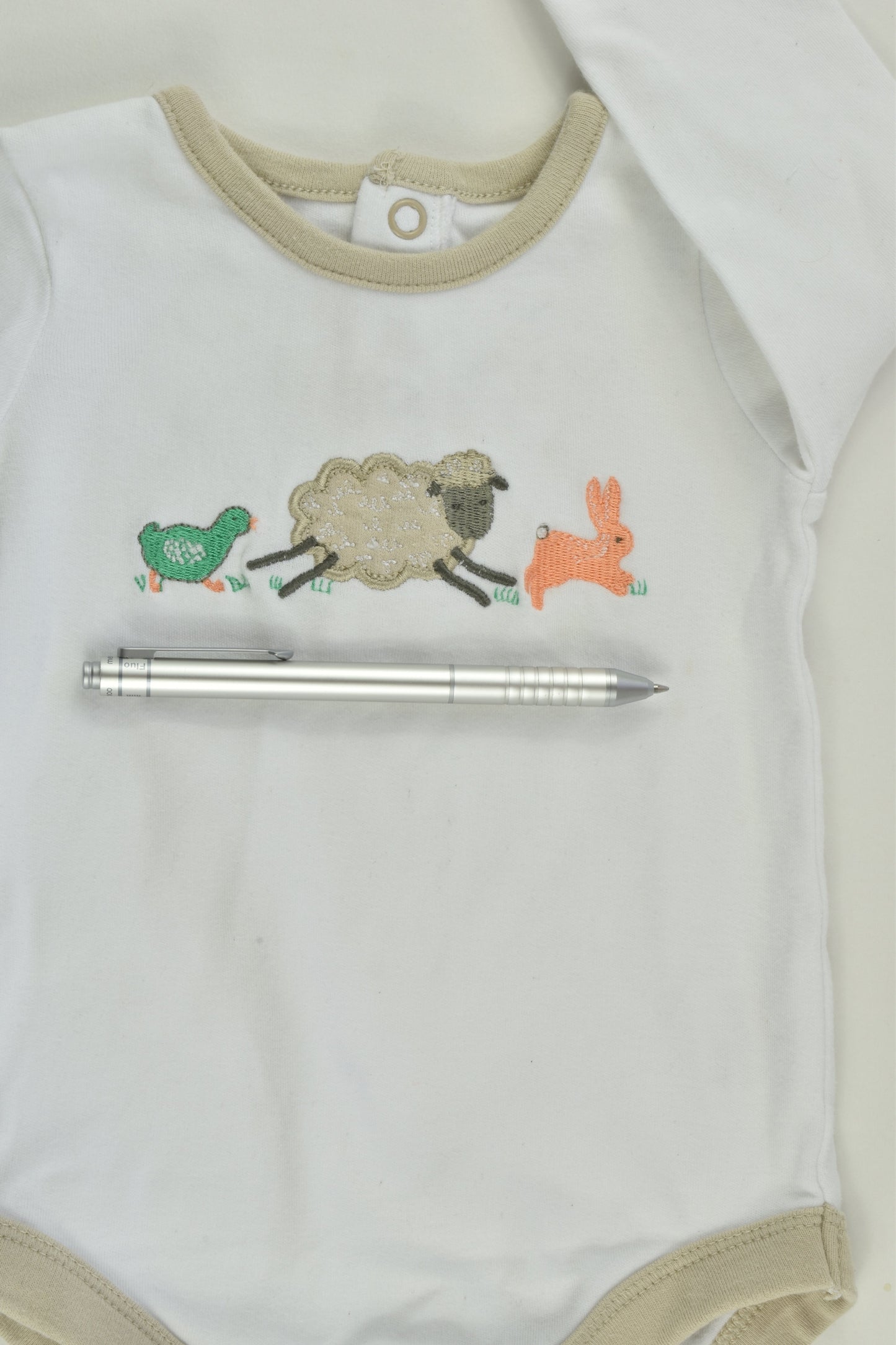 John Lewis Baby Size 00 (3-6 months) Sheep and more Bodysuit