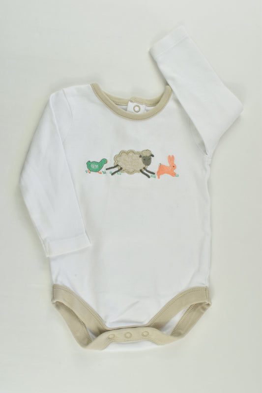 John Lewis Baby Size 00 (3-6 months) Sheep and more Bodysuit