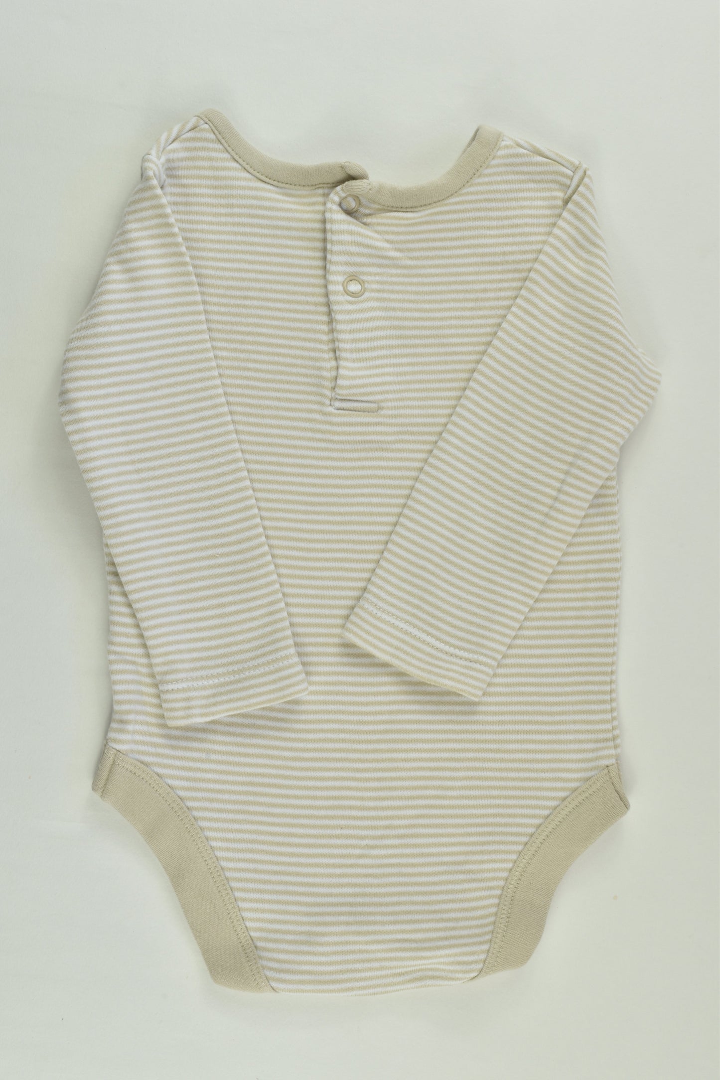 John Lewis Baby Size 00 (3-6 months) Striped Bodysuit
