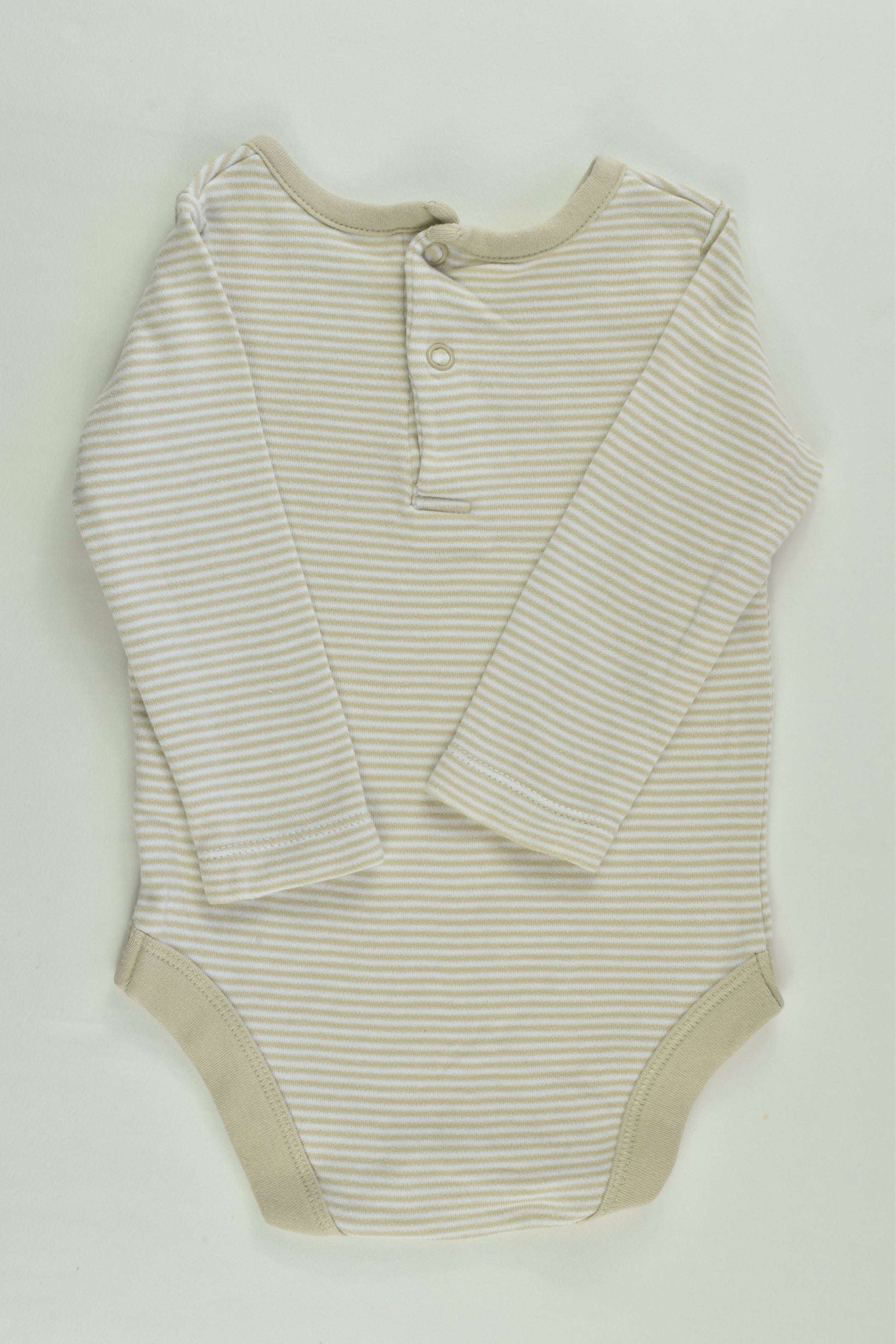 John Lewis Baby Size 00 (3-6 months) Striped Bodysuit
