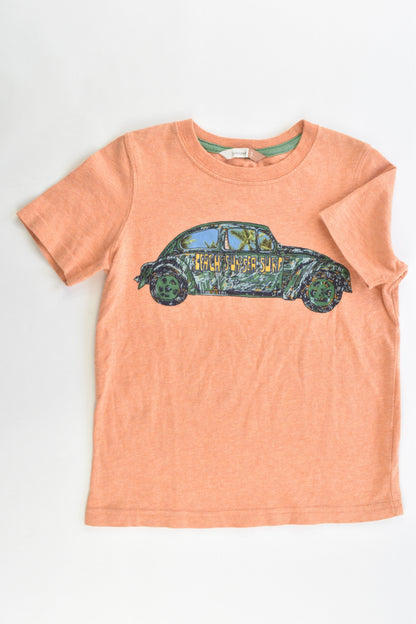 John Lewis Size 5 Beach Car T-shirt