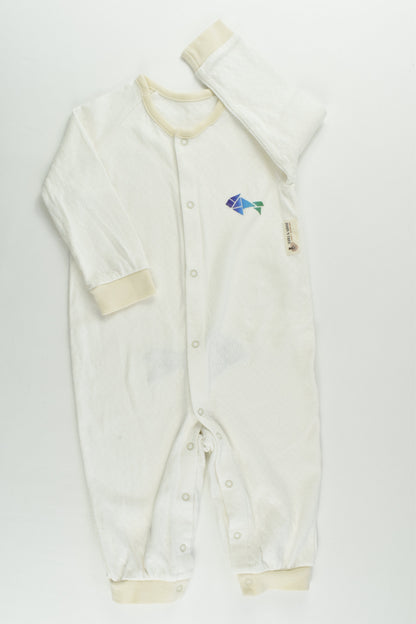 John N Tree Size 0 Organic Cotton Fish Romper