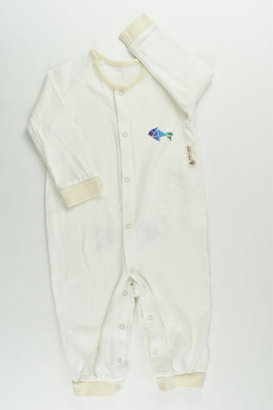 John N Tree Size 0 Organic Cotton Fish Romper