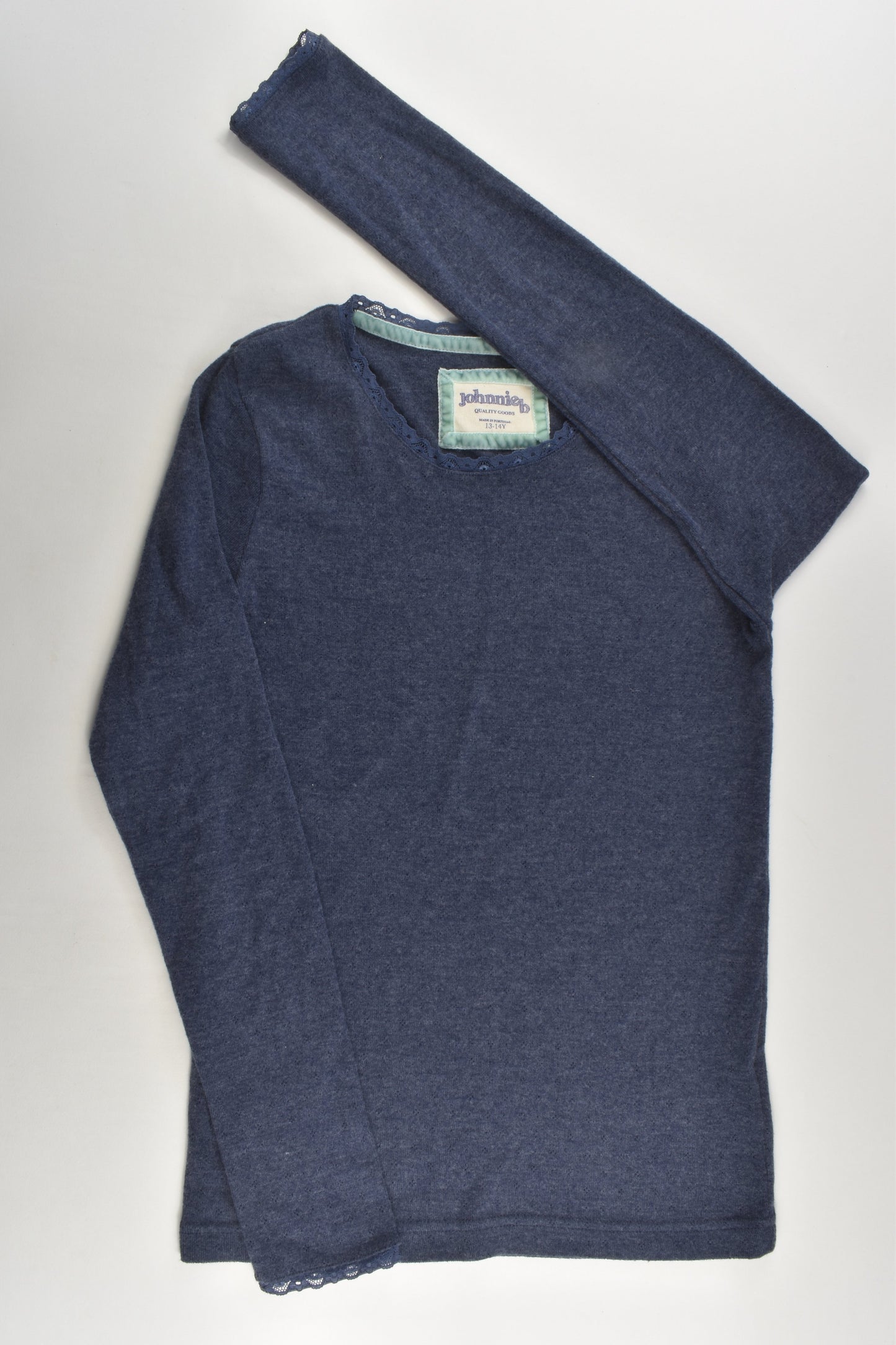 Johnnie B by Boden Size 13-14 Blue Top
