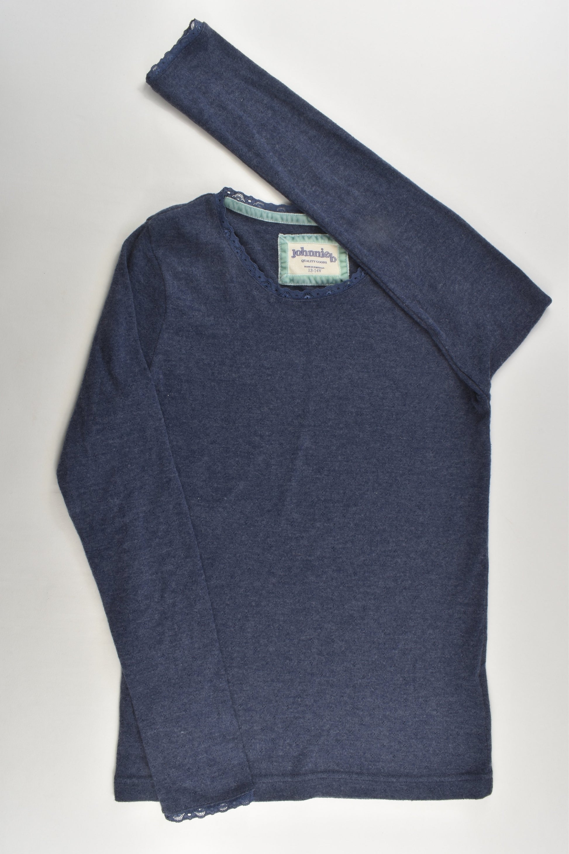 Johnnie B by Boden Size 13-14 Blue Top