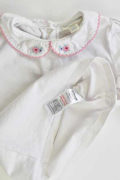 JoJo Maman Bébé Size 12-18 months Collared Top