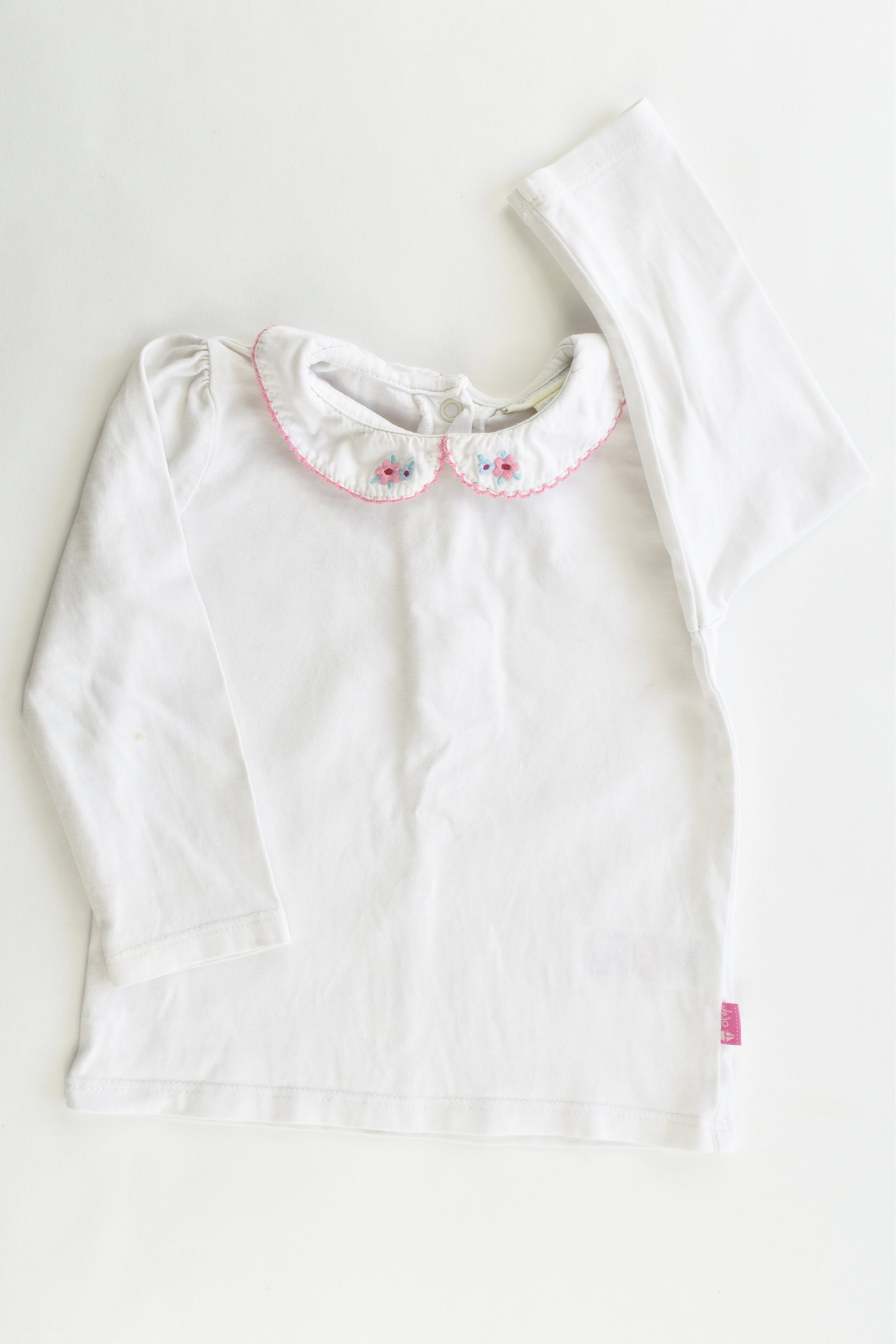JoJo Maman Bébé Size 12-18 months Collared Top