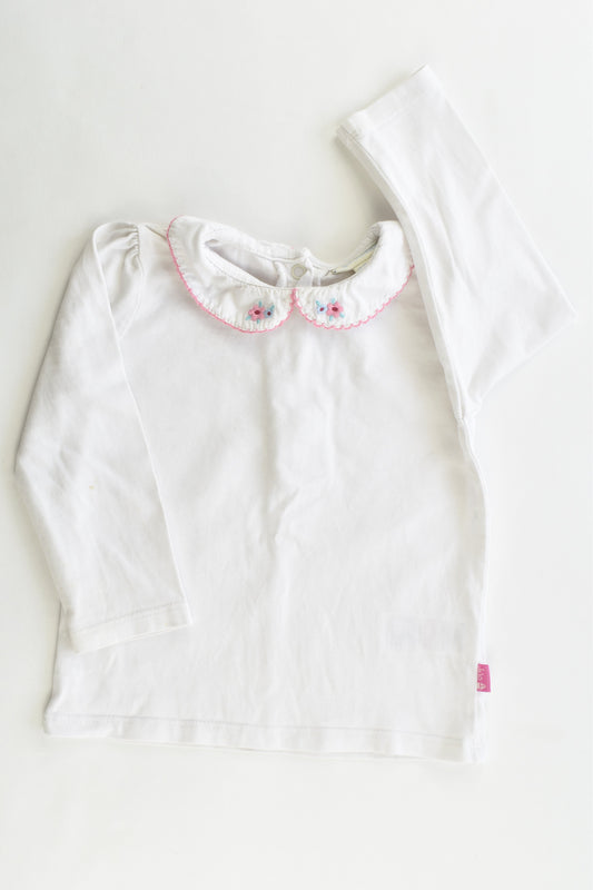 JoJo Maman Bébé Size 12-18 months Collared Top