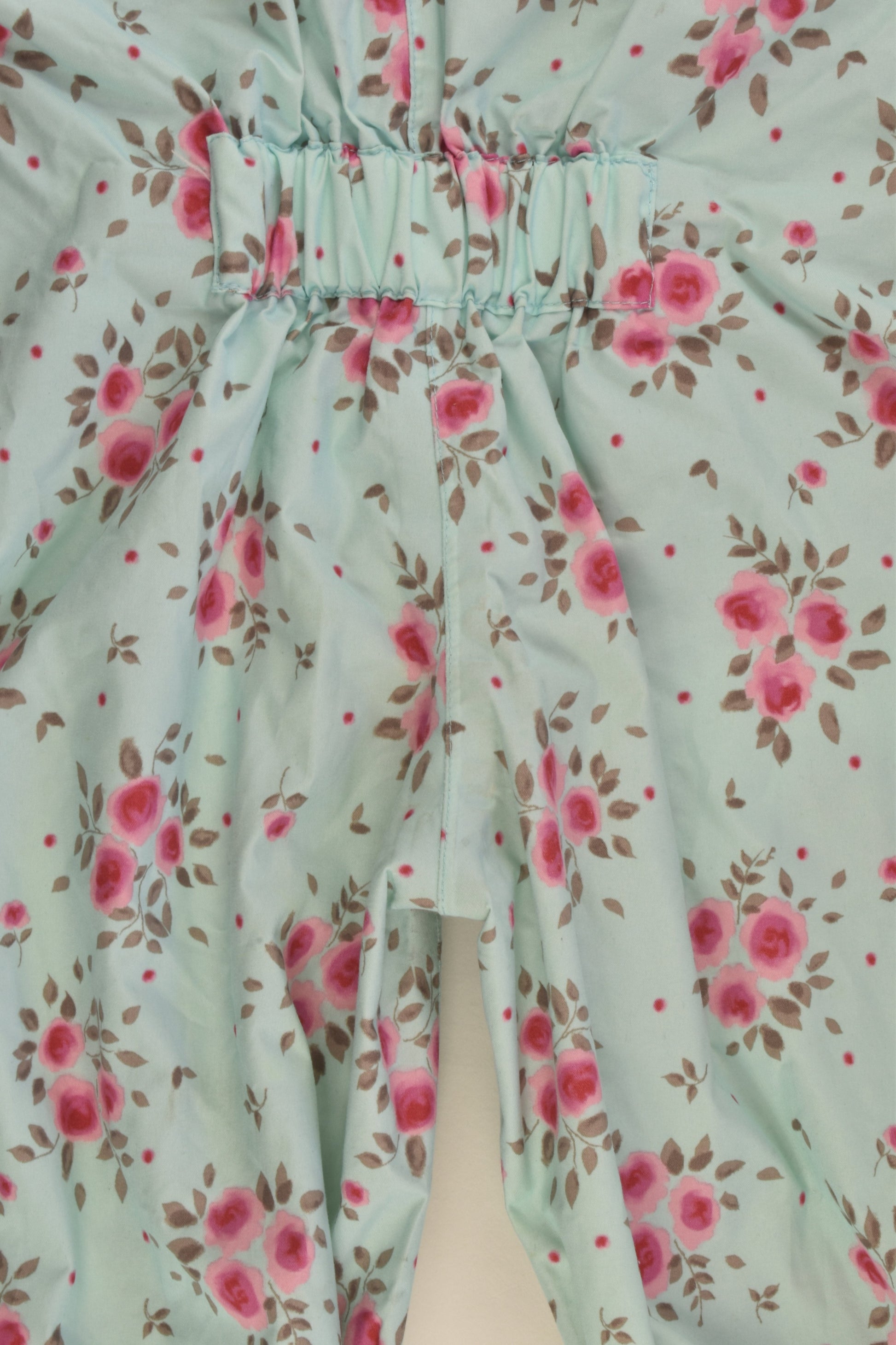 JoJo Maman Bébé Size 2 (18-24 months) Splish Splash Floral Waterproof Overalls