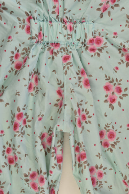 JoJo Maman Bébé Size 2 (18-24 months) Splish Splash Floral Waterproof Overalls
