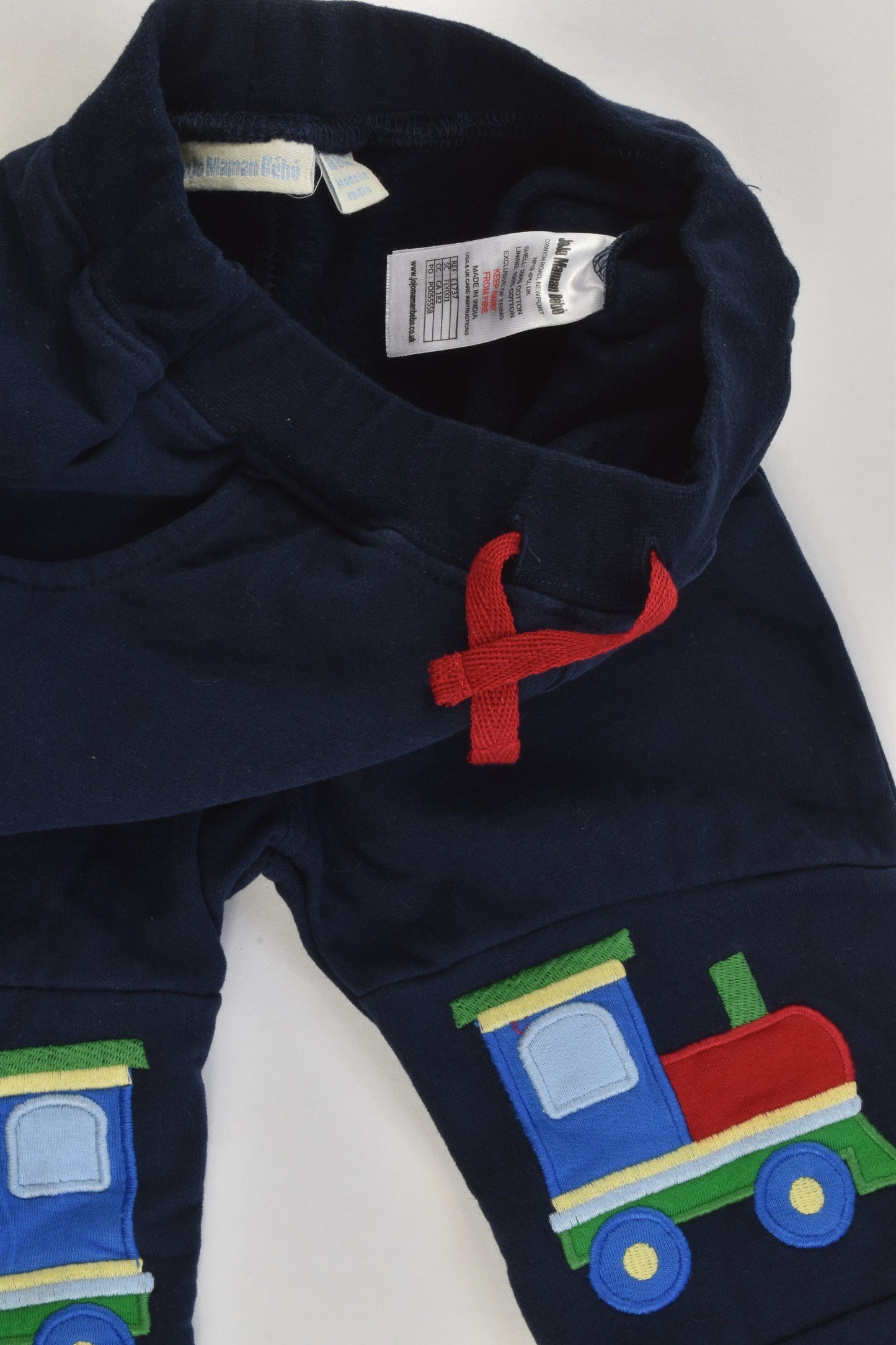 JoJo Maman Bébé Size 2 (18-24 months) Train Track Pants