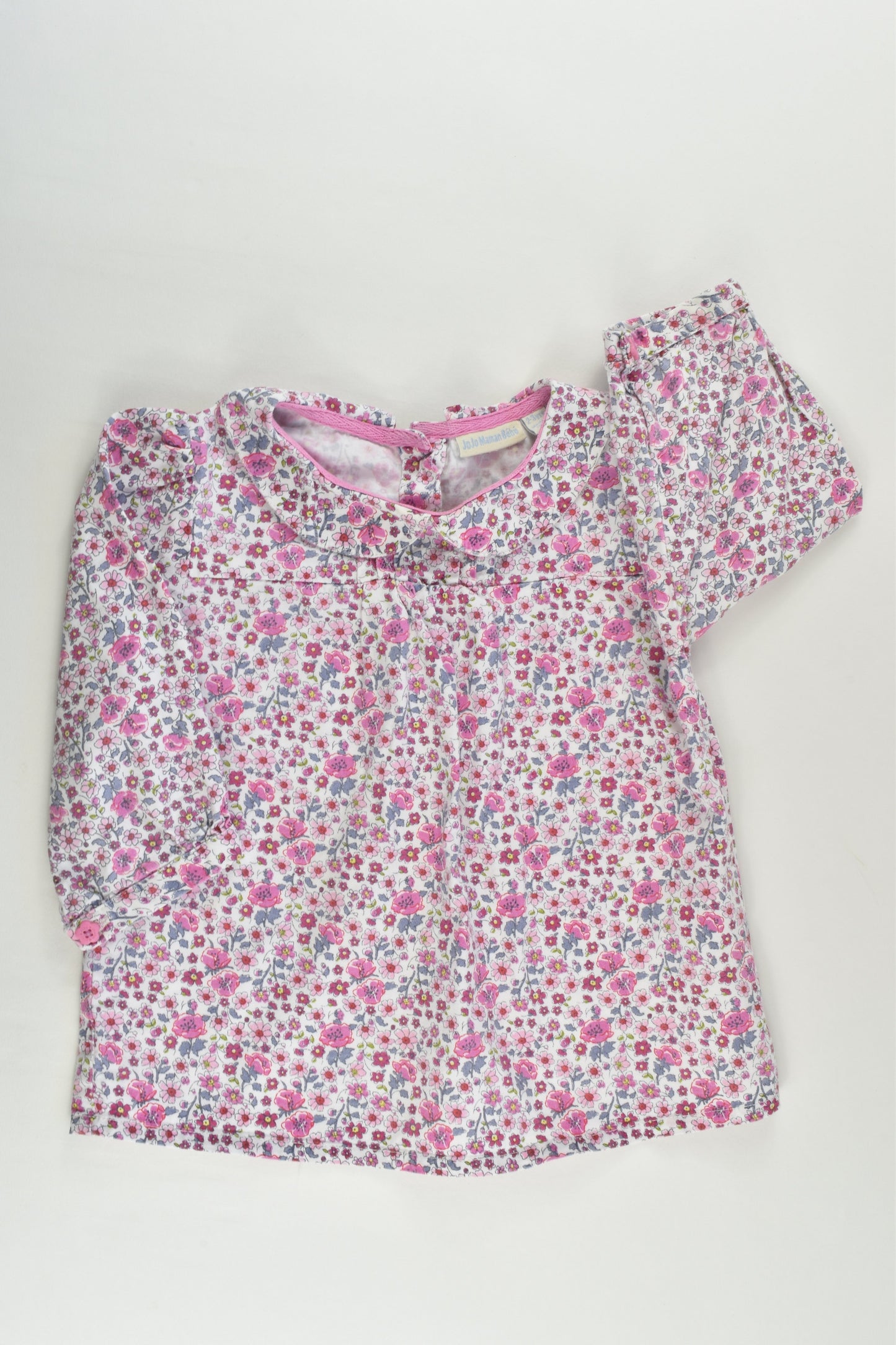 JoJo Maman Bébé Size 2-3 Liberty Print Blouse