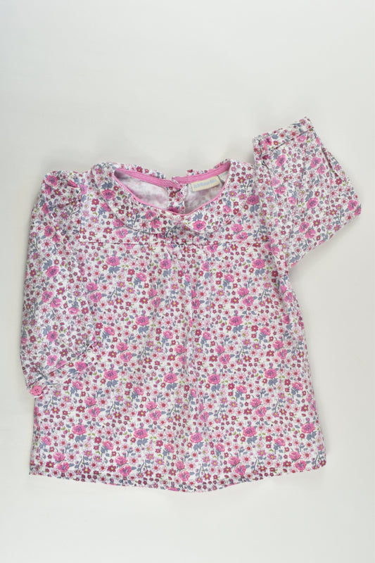 JoJo Maman Bébé Size 2-3 Liberty Print Blouse
