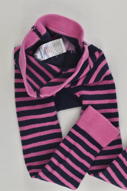 JoJo Maman Bébé Size 2-3 Striped Tights with Elephant at the Back
