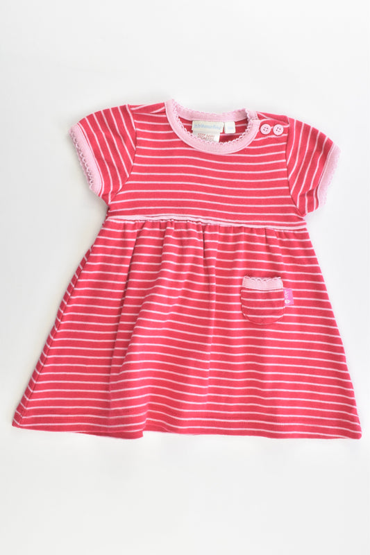 JoJo Maman Bébé (UK) Size 00 (3-6 months) Striped Dress