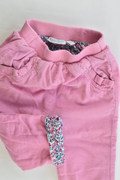 JoJo Maman Bébé (UK) Size 3-6 months (00) Liberty Print/Cord Lined Pants