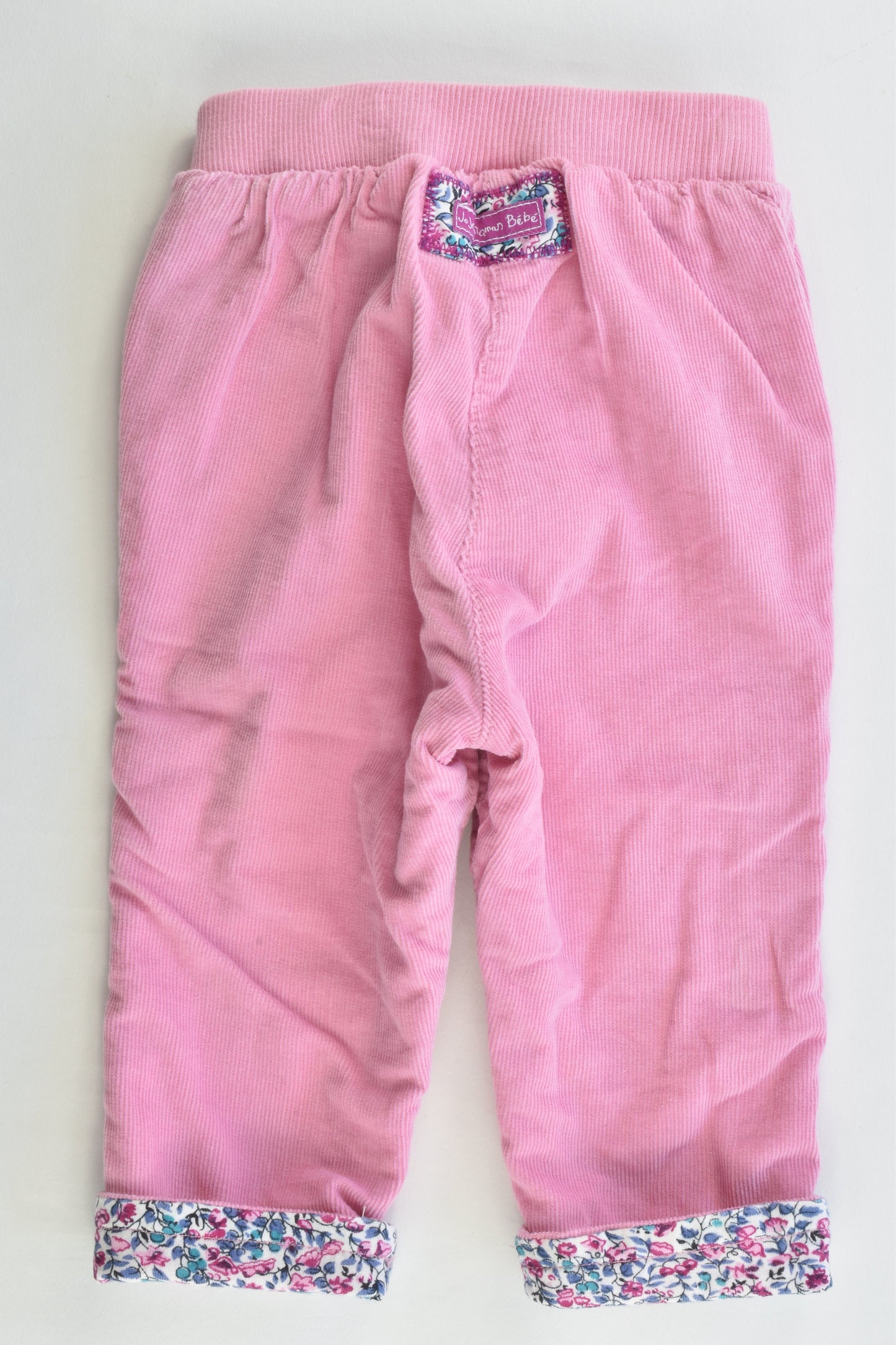 JoJo Maman Bébé (UK) Size 3-6 months (00) Liberty Print/Cord Lined Pants