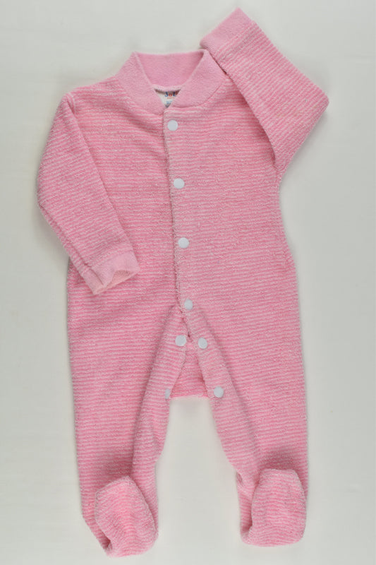 Jolie Australia Size 000 Vintage Footed Terry Romper