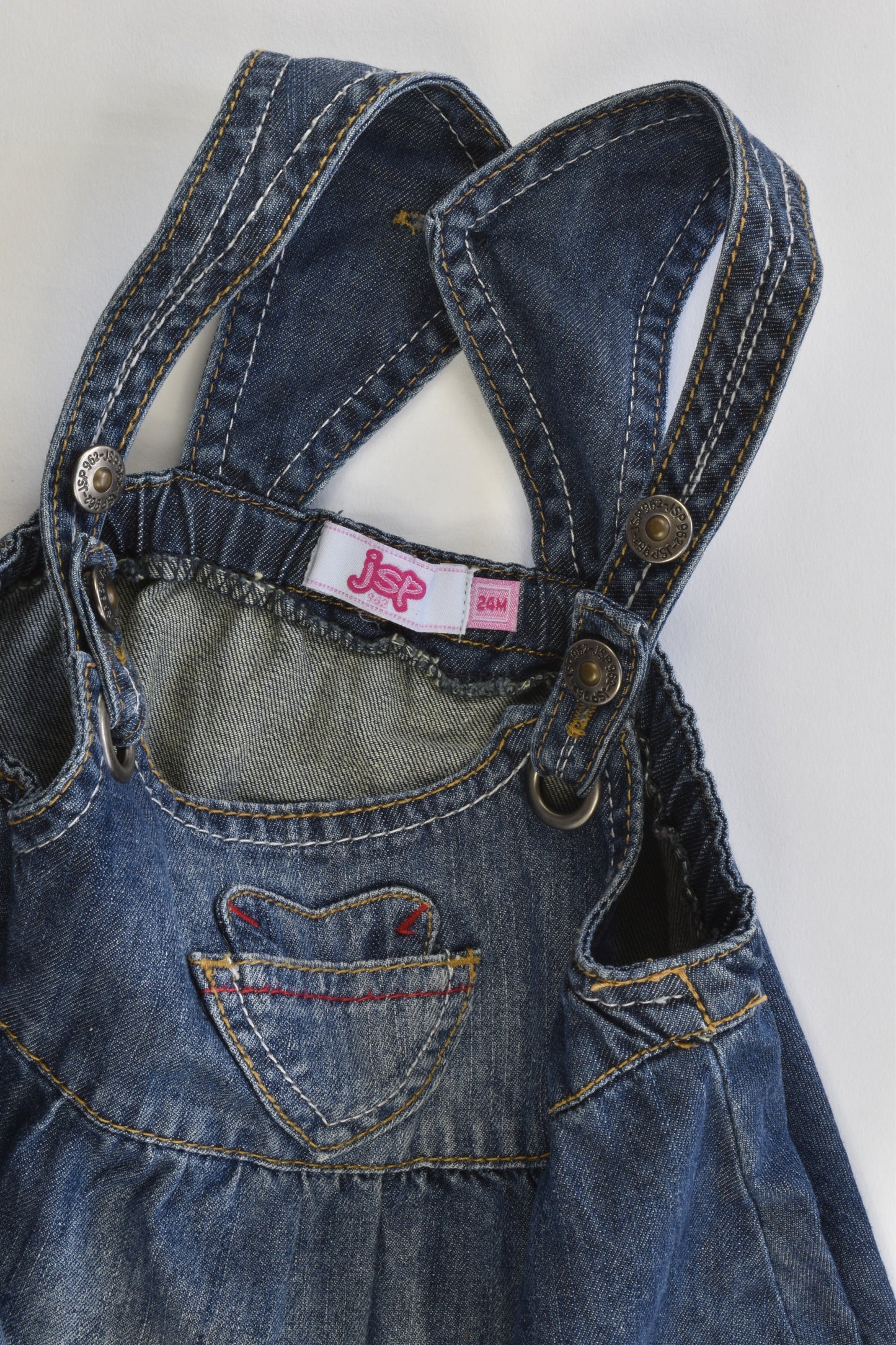 JSP Size 24 months Soft and Stretchy Denim Dress