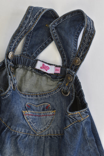 JSP Size 24 months Soft and Stretchy Denim Dress