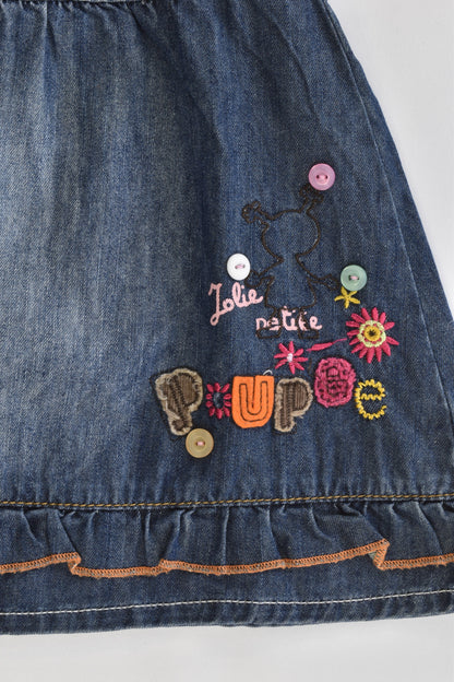 JSP Size 24 months Soft and Stretchy Denim Dress