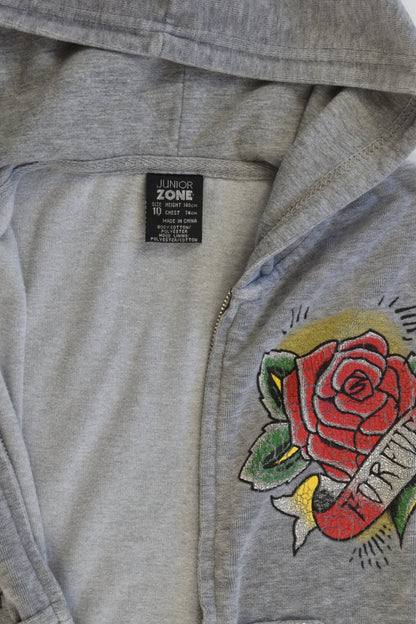 Junior Zone Size 10 Velour Hooded Jumper
