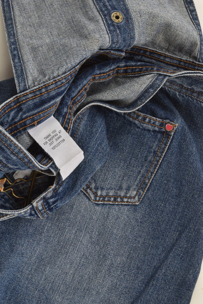 Just Jeans Size 10 Denim Pinafore Dress