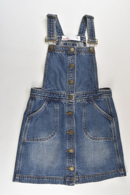 Just Jeans Size 10 Denim Pinafore Dress