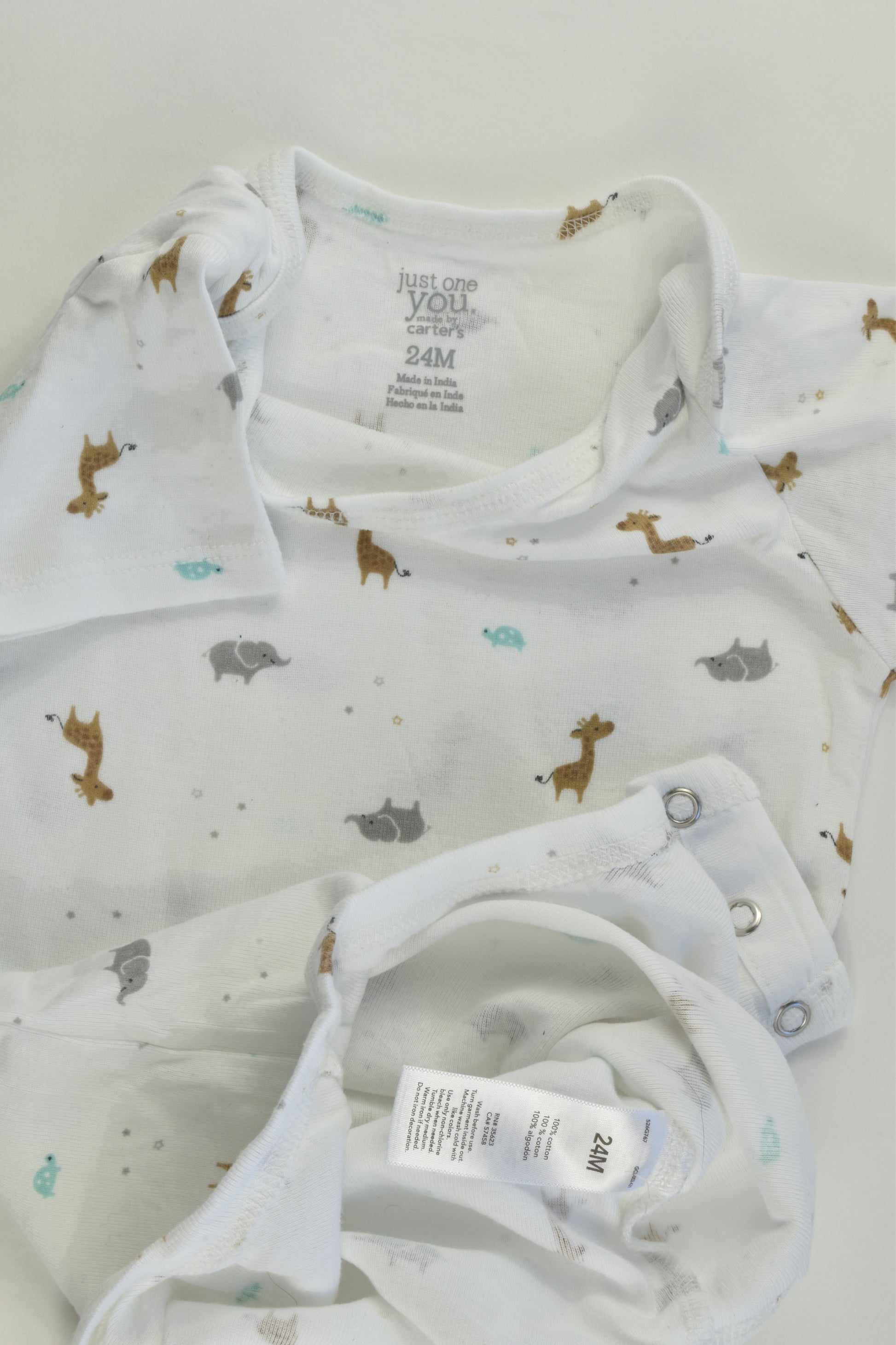 Just One You by Carter's Size 1-2 (24 months) Animals Bodysuit