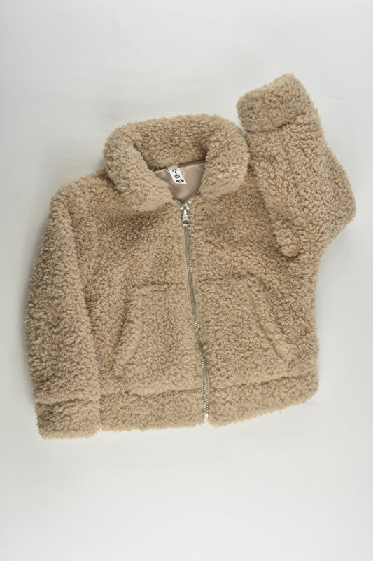 K-D Size 3 Soft Lined Teddy Jacket