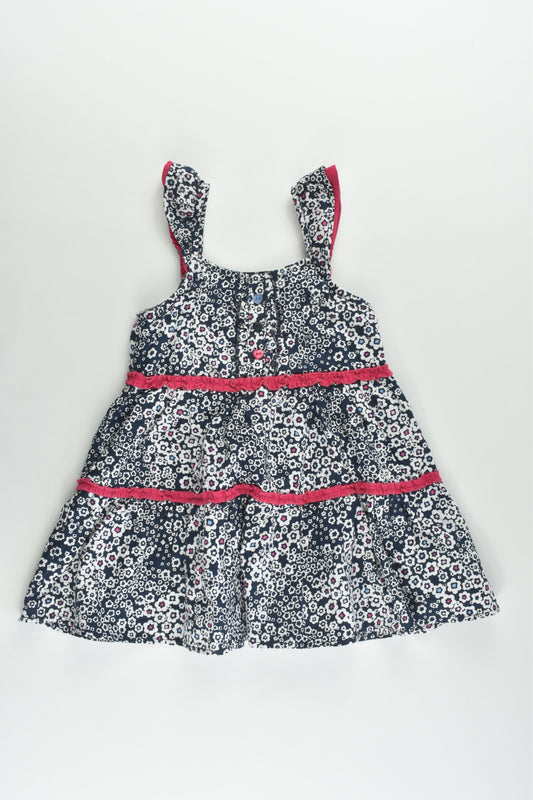 Kanz (Germany) Size 3 (98 cm) Floral Tunic