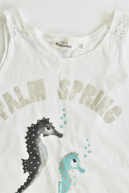KappAhl Size 110/116 cm (5-6) Seahorses T-shirt