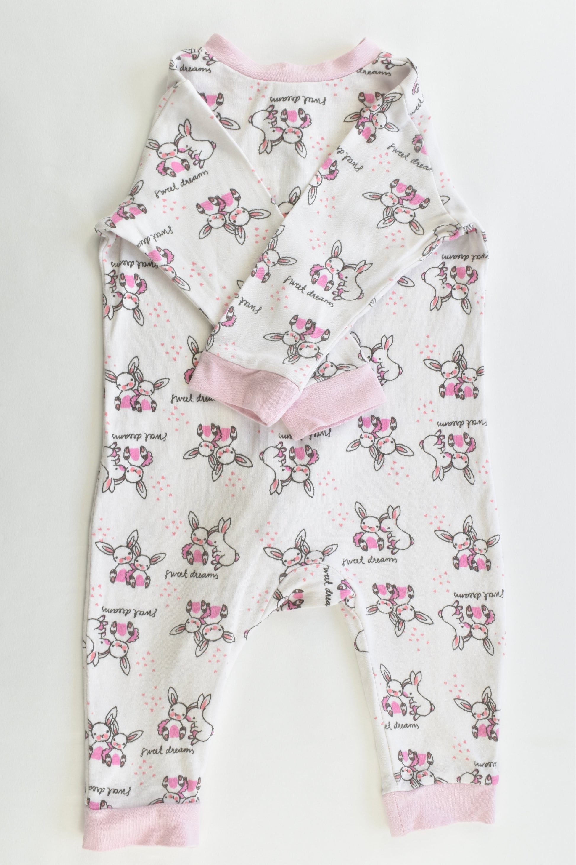 KappAhl (Sweden) Size 62/68 cm (00) "Sweet Dreams" Romper