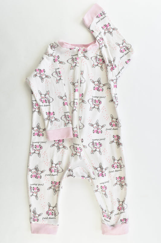 KappAhl (Sweden) Size 62/68 cm (00) "Sweet Dreams" Romper