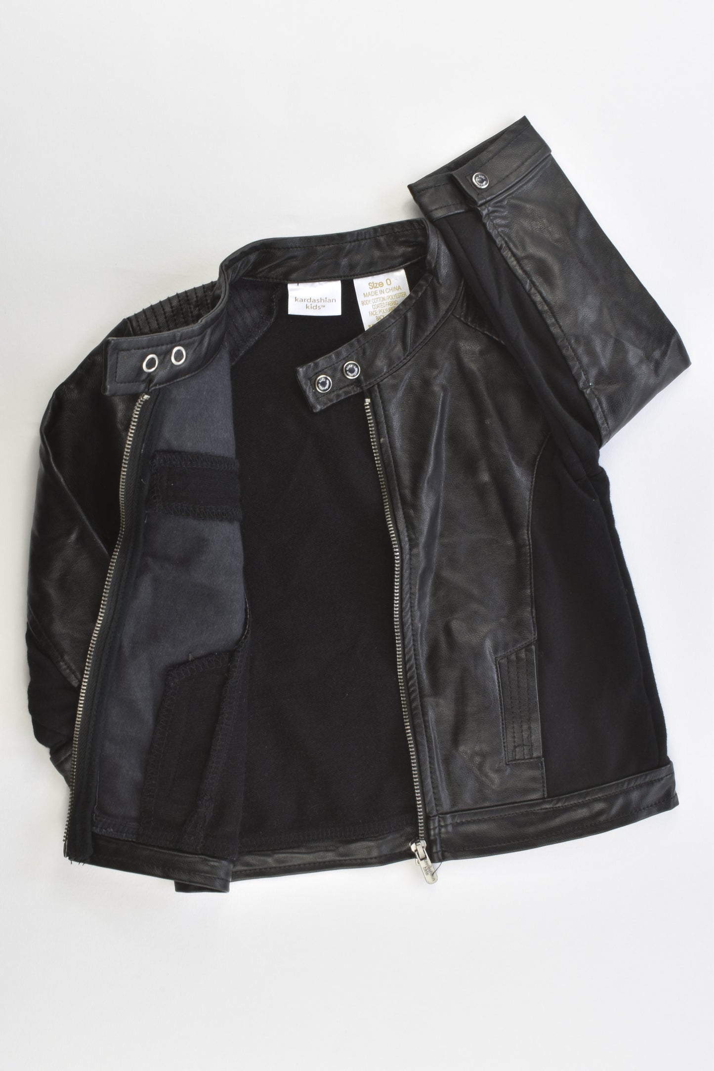 Kardashian Kids Size 0 Leather-like Jumper