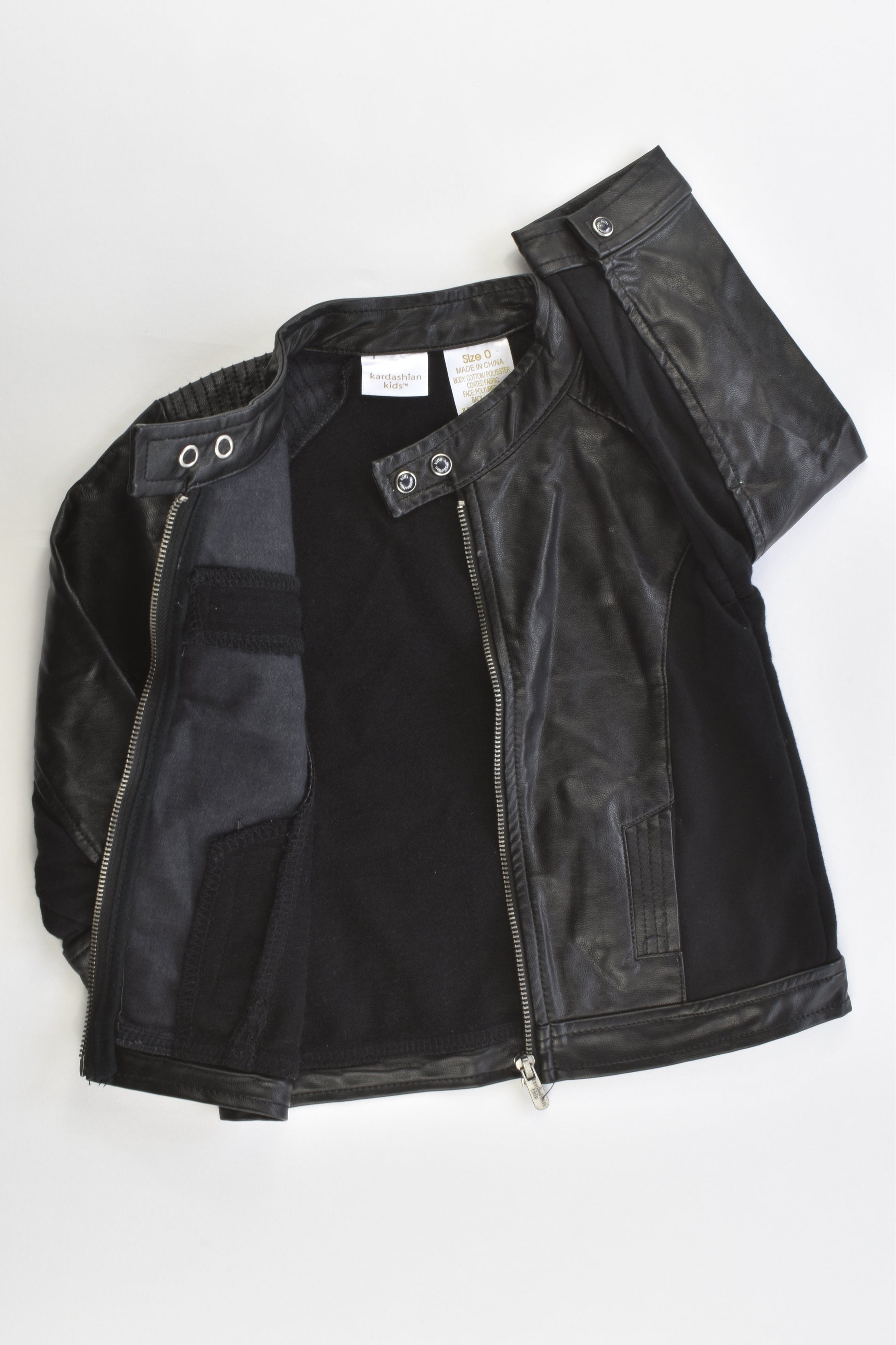 Kardashian Kids Size 0 Leather-like Jumper