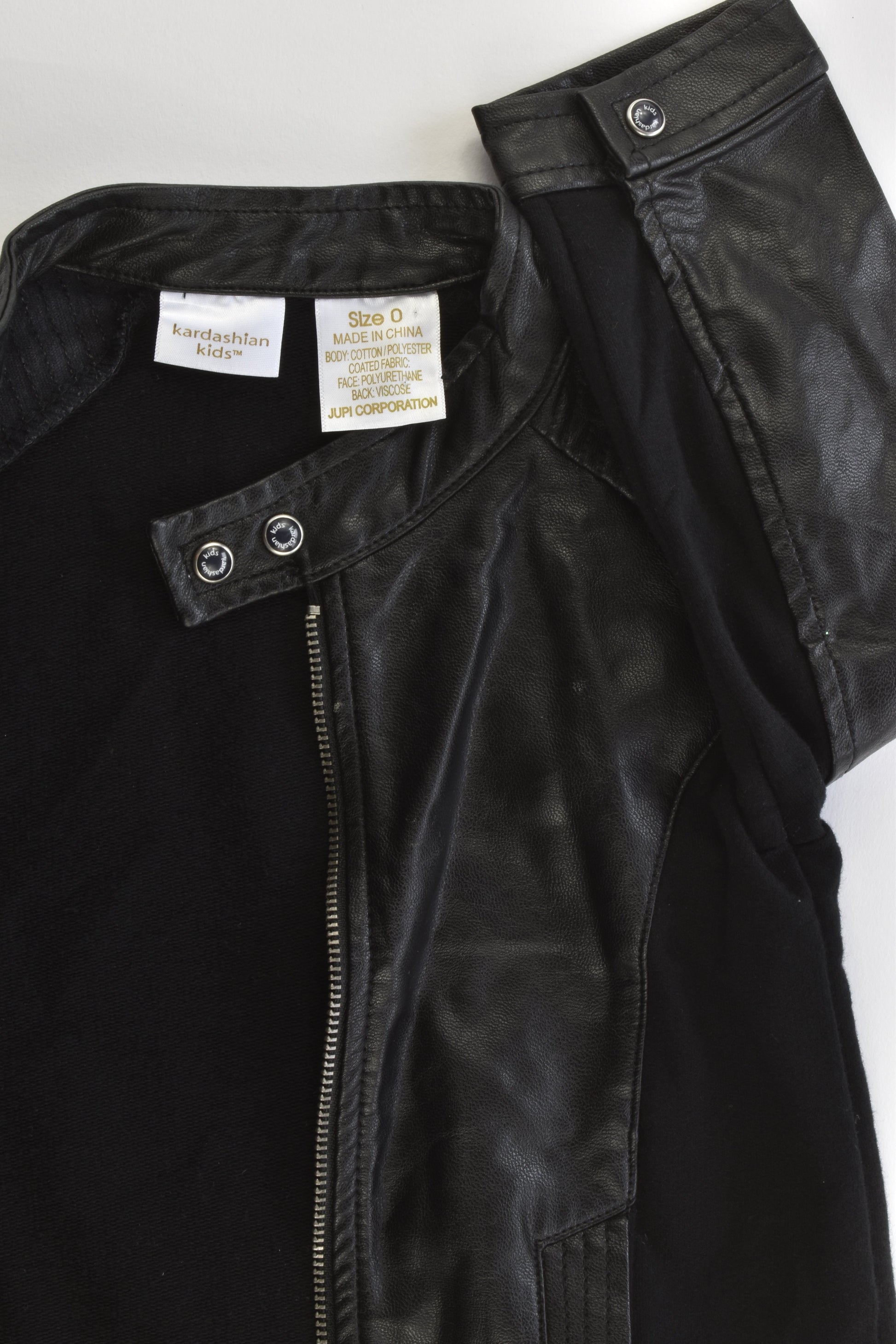 Kardashian Kids Size 0 Leather-like Jumper
