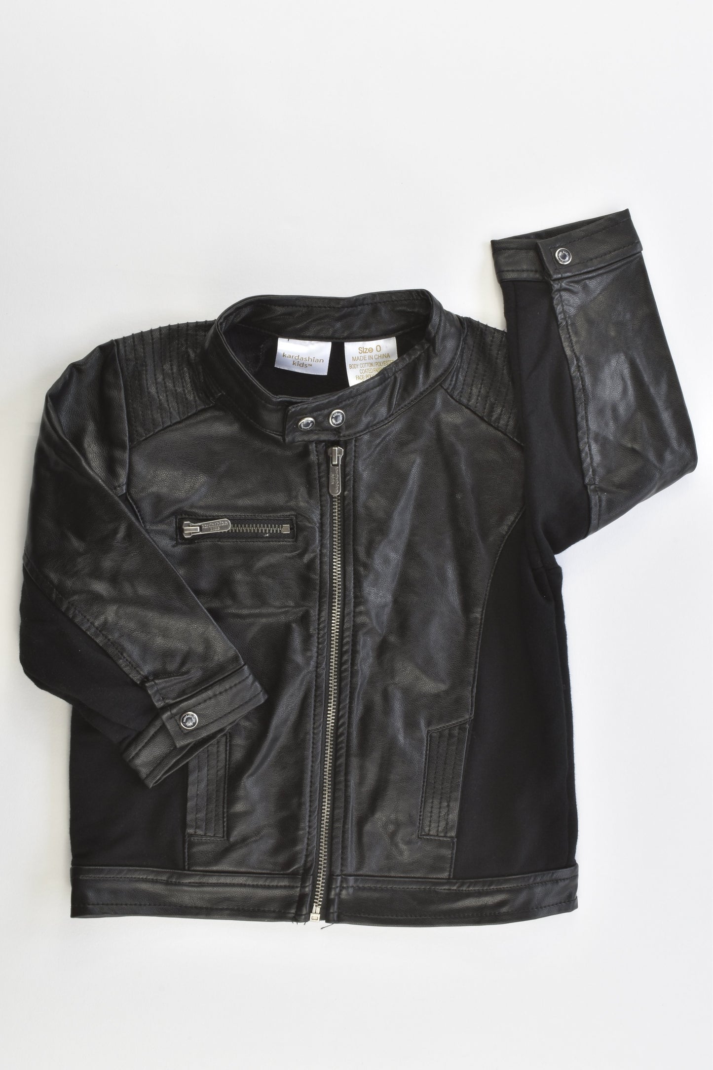 Kardashian Kids Size 0 Leather-like Jumper