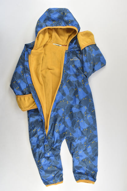 Kathmandu Size 2 Fleece Lined Outdoor Jumpsuit