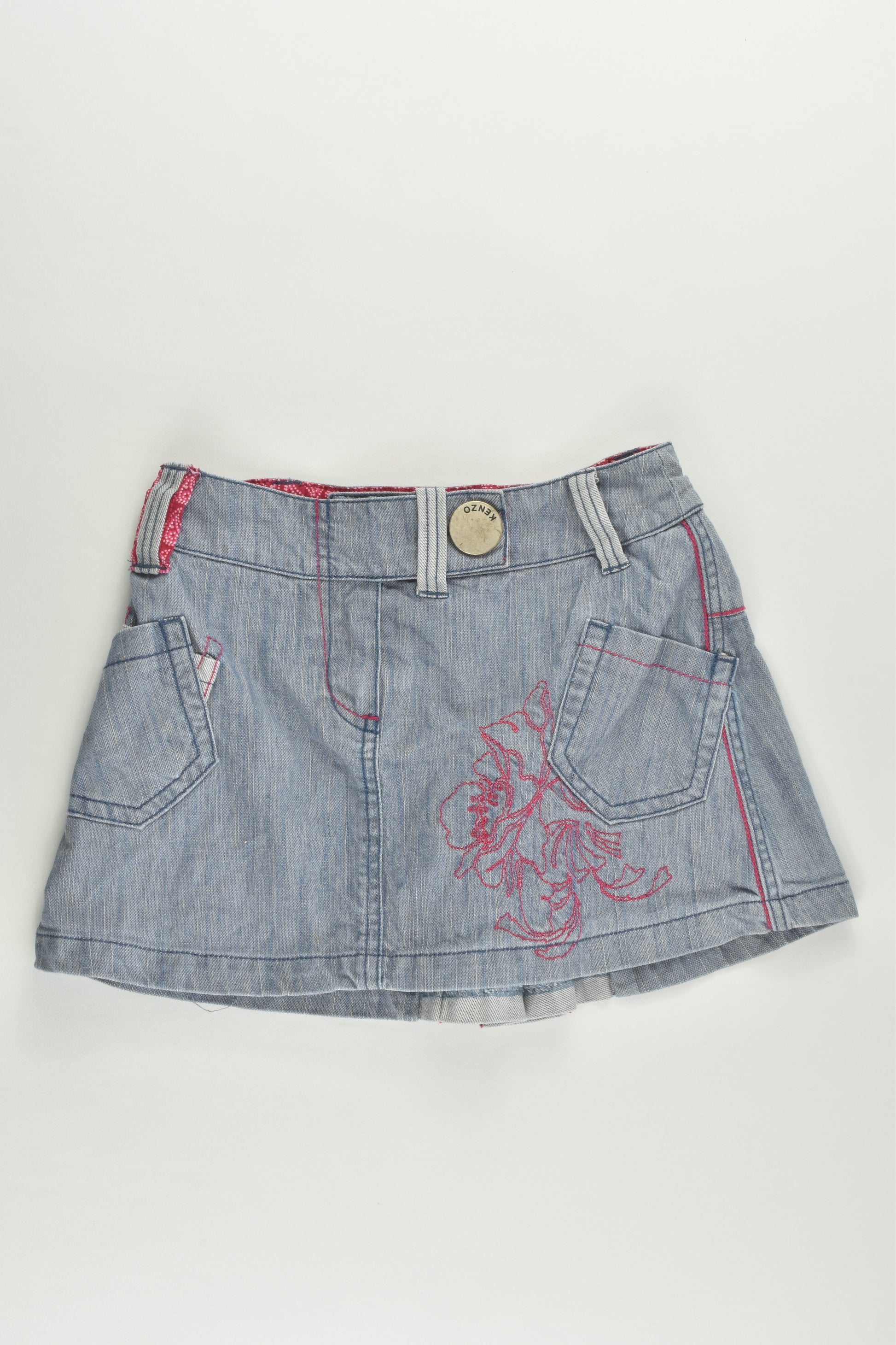 Kenzo Size 3 Denim Skirt