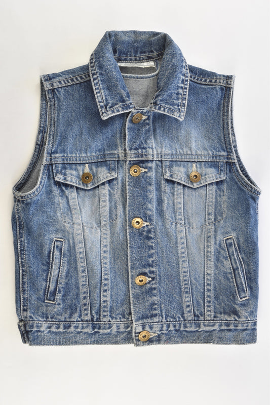 Kiabi (France) Size 6 (114 cm) Denim Vest