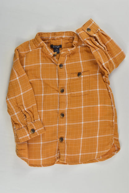 Kiabi Size 00-0 (9 months, 69-72 cm) Checked Shirt